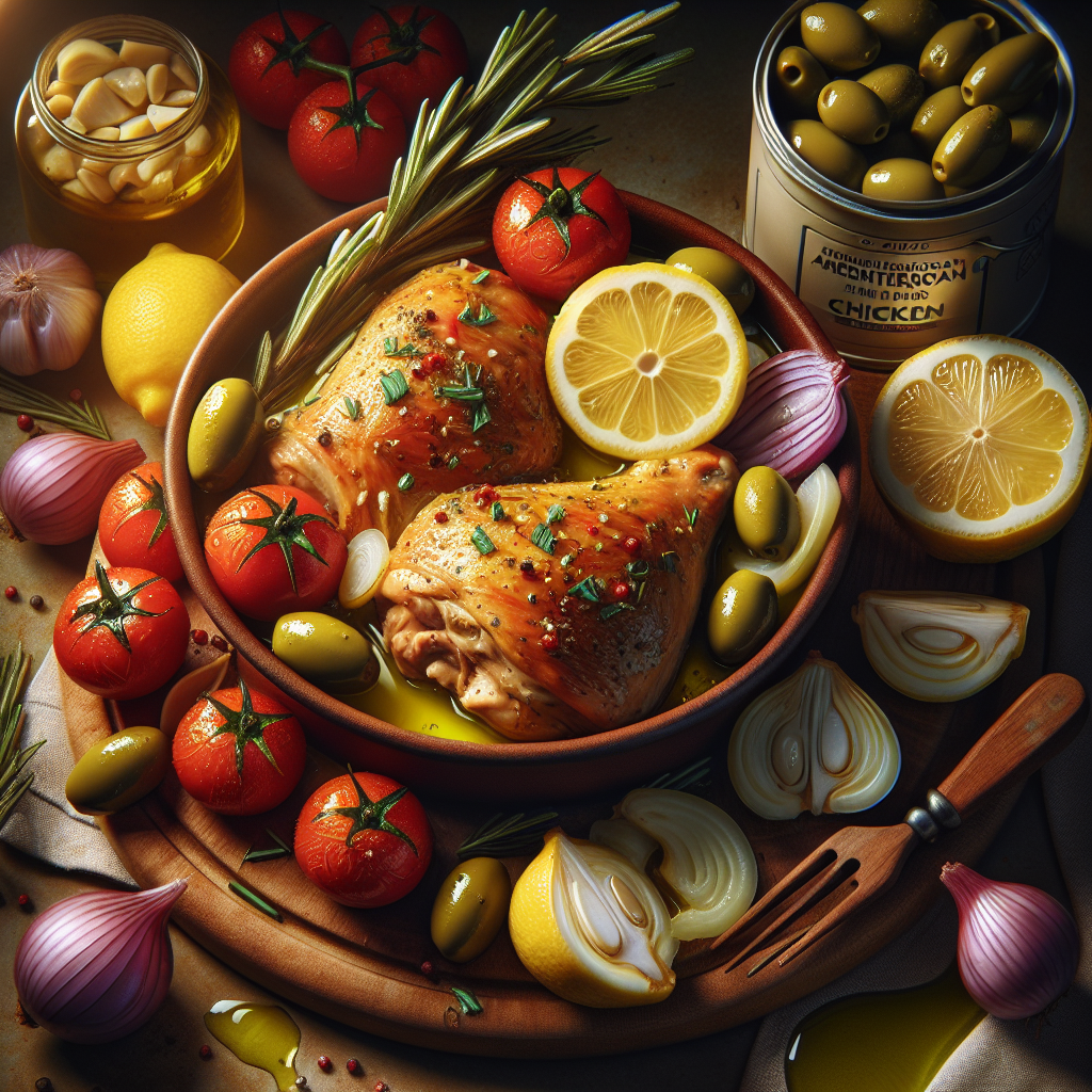 30-Minute Slow-Cooker Mediterranean Lemon-Olive Chicken (Gluten-Free)