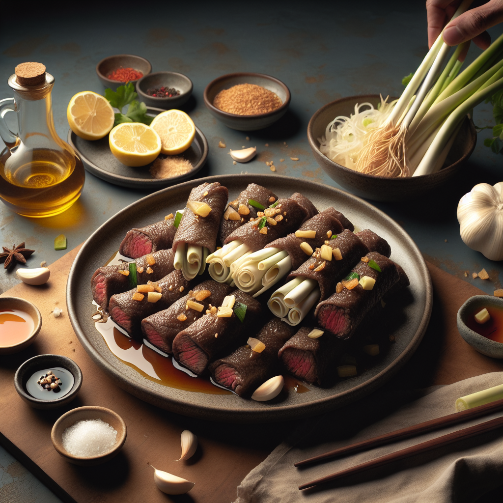 Air-Fryer Vietnamese-Style Lemongrass Beef Rolls with Nuoc Cham Dip (18-Minute Recipe)