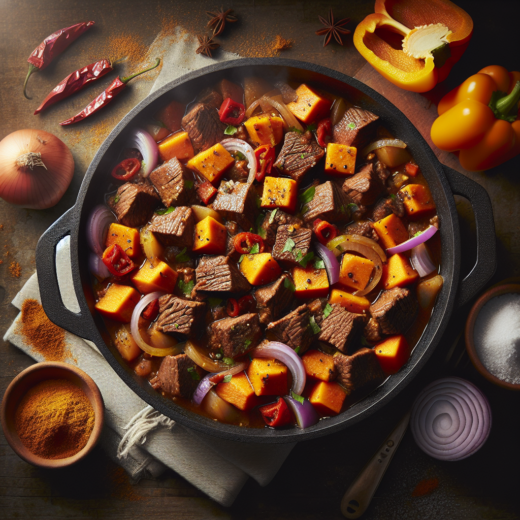 One-Pot Chipotle Beef and Sweet Potato Stew (Gluten-Free, 45-Minute Recipe)