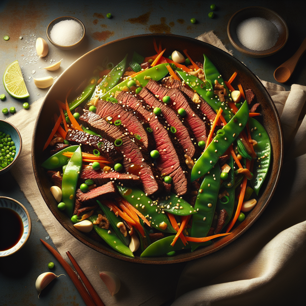 One-Pot Mongolian Beef & Snow Pea Stir-Fry (Gluten-Free, 20-Minute Recipe)