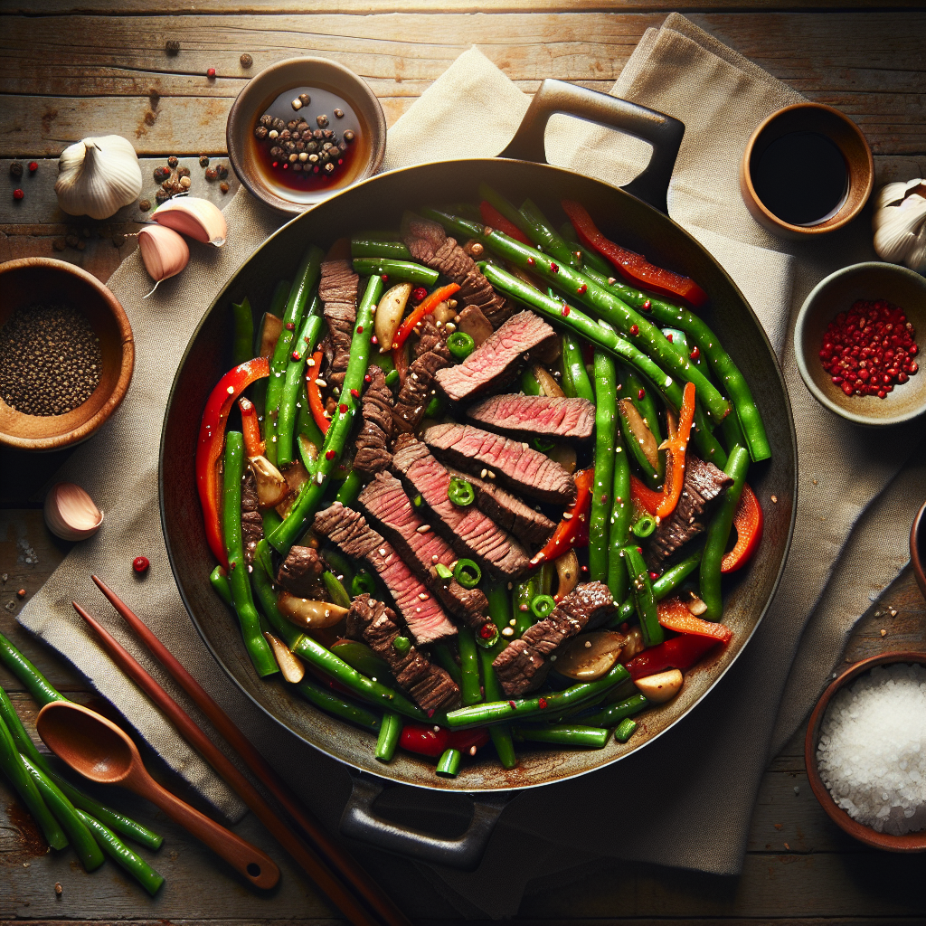 One-Pot Sichuan Peppercorn Beef & Green Bean Stir-Fry (20-Minute Recipe)