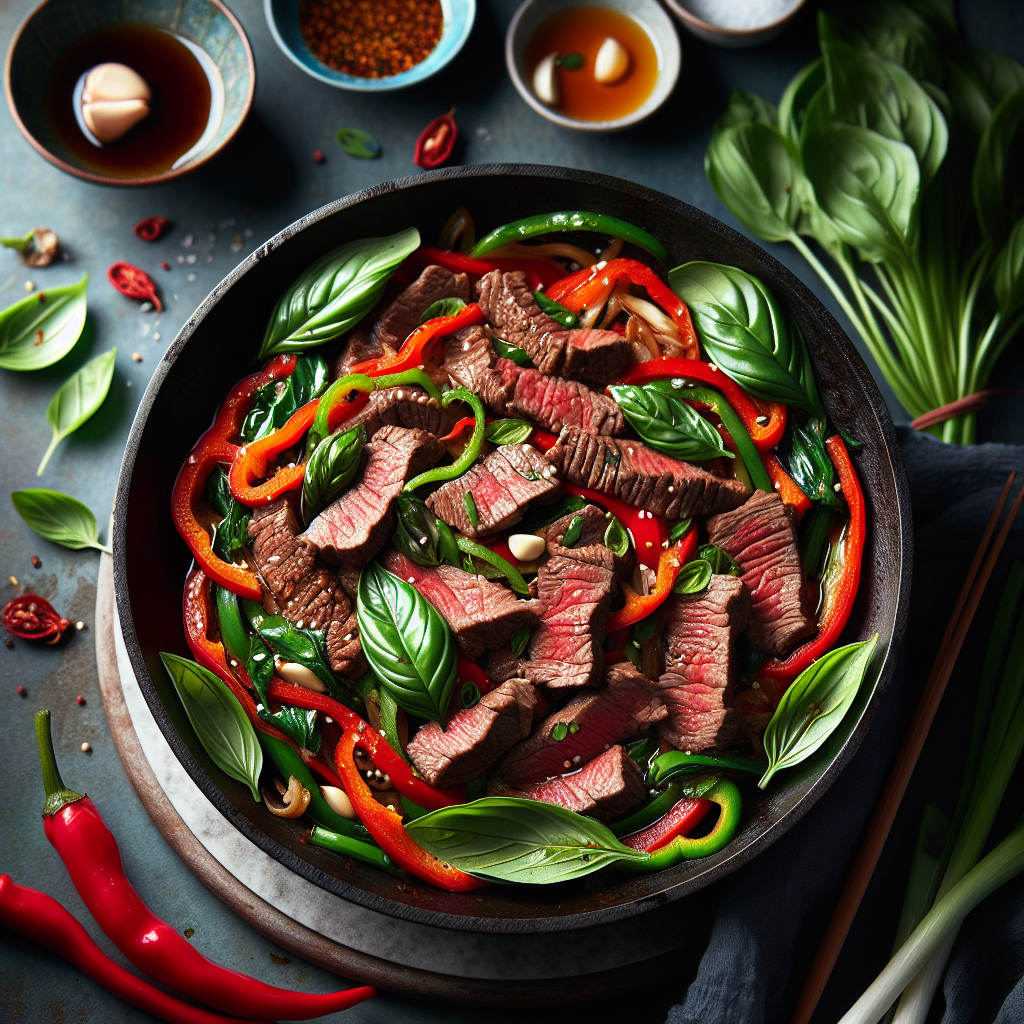 One-Pot Thai Basil Beef Stir-Fry (Gluten-Free, 15-Minute Recipe)